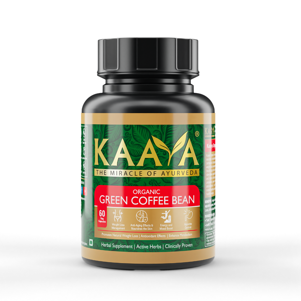 Green Coffee Bean Capsules for Weight Loss & AntiAging Kaaya Ayurveda