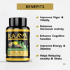 100% Pure Himalayan Shilajit Resin - 20 Gms + Ashwagandha Gold for Extra Strength, Stamina, Improves Endurance, Builds Muscle Mass Vitality, Anxiety and Stress Relief (Combo)