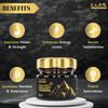 100% Pure Himalayan Shilajit Resin - 20 Gms + Himalayan Shilajit Gold with Swarna Bhasma & Ashwagandha for Extra Strength, Stamina, Improves Endurance & Builds Muscle Mass (60 Capsules) (Combo)