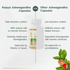 Natural Ashwagandha Capsules + Moringa Capsules for Extra Strength, Performance, Beautiful Skin & Hair Growth(Combo)