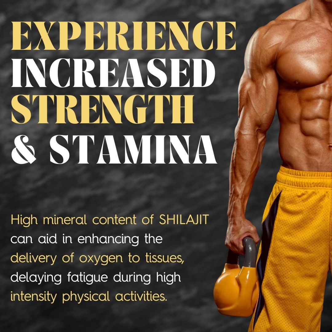 100% Pure Himalayan Shilajit Resin - 20 Gms | Boosts Performance, Strength & Stamina, Improves Endurance & Builds Muscle Mass