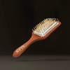 Kaaya Wooden Hair Brush with Bamboo Bristles, Reduces Hair Fall & Breakage, Promotes Healthy Hair Growth, For Men & Women