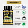 Ashwagandha Gold Capsules with Swarna Bhasma & Shilajit for Extra Strength, Performance, Vitality & Stress Relief - 500mg (60 Capsules)
