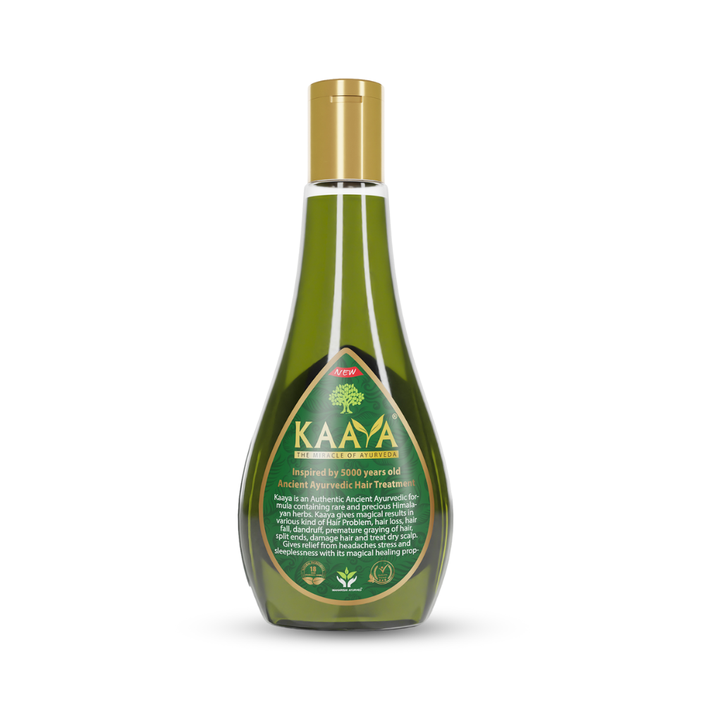 Kaaya Ayurvedic Hair Oil For Hair Growth & Hair Fall Control, Paraben Free for both Men & Women (200ml Bottles)